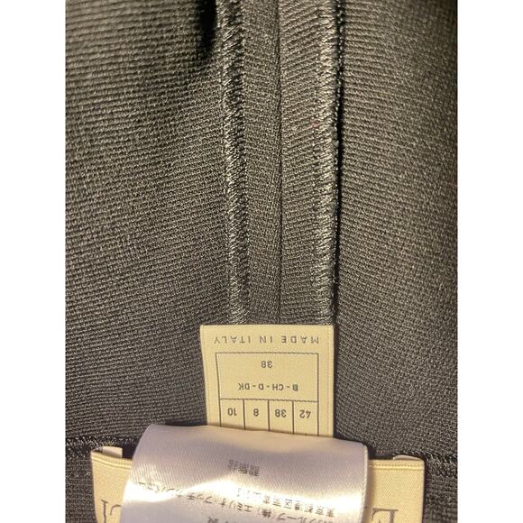 Emilio Pucci Black Cigarette Pants Side Lace Panel Detail SZ 8 - Picture 8 of 13